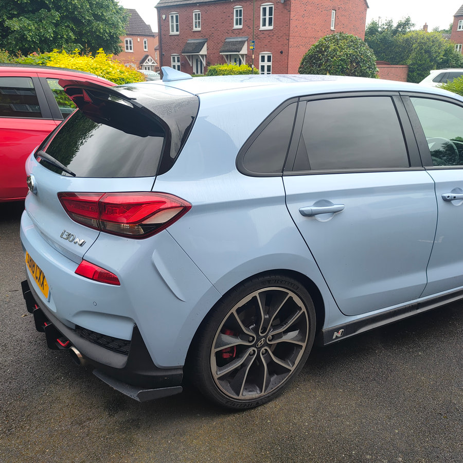 Hyundai customer car with window tinting by LuxTint
