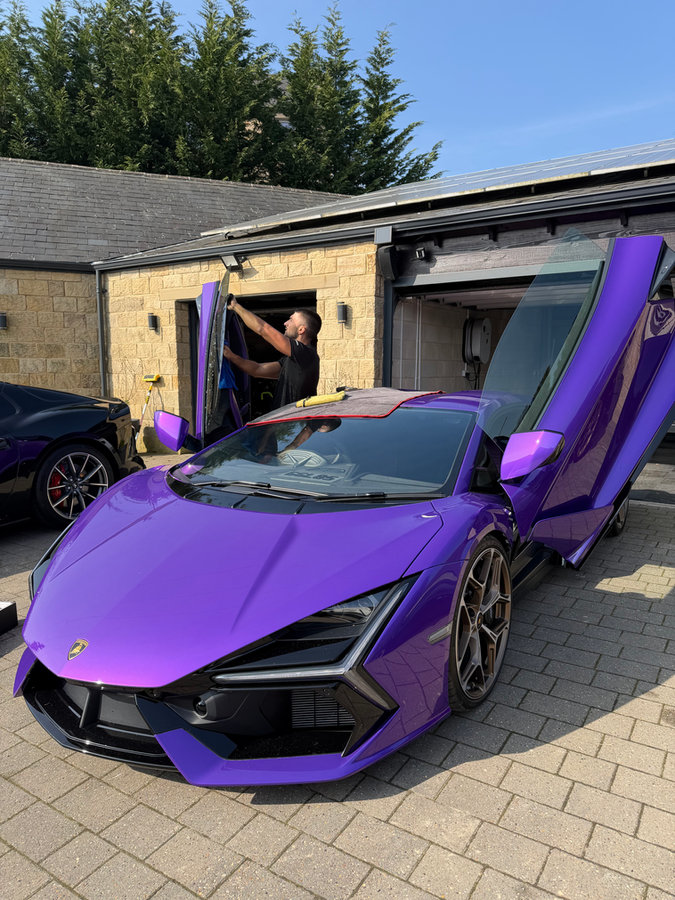 Lamborghini window tinting from LuxTint’s existing portfolio